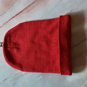 Red Winter Beanie Hat